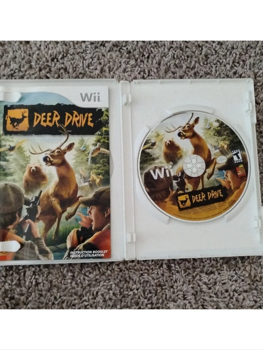Deer Drive (Nintendo Wii) - Complete in Case (CIB) w/ Manual